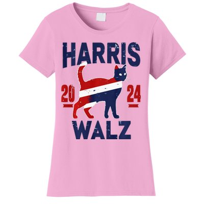 Vote For Harris Walz 2024 Election Kamala Harris Tim Waltz Women's T-Shirt