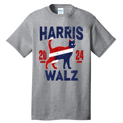 Vote For Harris Walz 2024 Election Kamala Harris Tim Waltz Tall T-Shirt