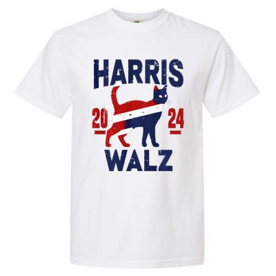 Vote For Harris Walz 2024 Election Kamala Harris Tim Waltz Garment-Dyed Heavyweight T-Shirt