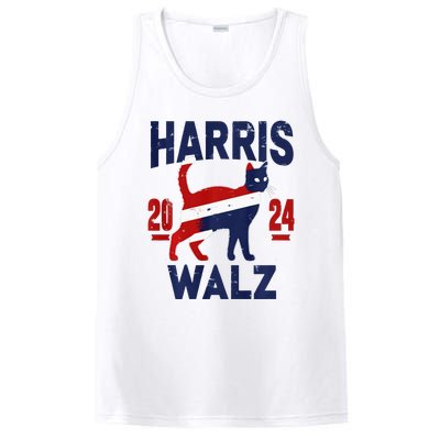 Vote For Harris Walz 2024 Election Kamala Harris Tim Waltz PosiCharge Competitor Tank