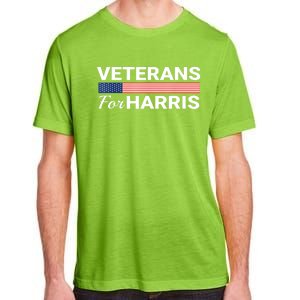 Veterans For Harris 2024 Military American Flag Vets Kamala Harris Gift Adult ChromaSoft Performance T-Shirt