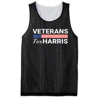 Veterans For Harris 2024 Military American Flag Vets Kamala Harris Gift Mesh Reversible Basketball Jersey Tank