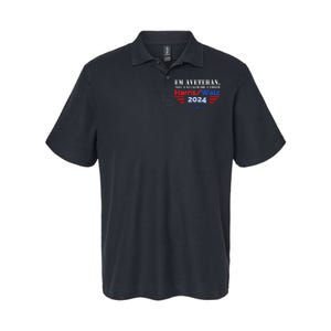 Veteran For Harris Walz For President 2024 Softstyle Adult Sport Polo