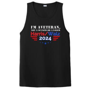 Veteran For Harris Walz For President 2024 PosiCharge Competitor Tank