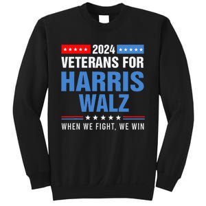 Veterans For Harris Walz 2024 Sweatshirt