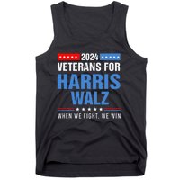 Veterans For Harris Walz 2024 Tank Top