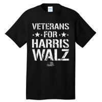 Veterans For Harris 2024 Kamala Harris Tim Walz Veteran Usa Tall T-Shirt