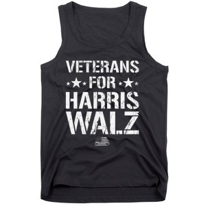 Veterans For Harris 2024 Kamala Harris Tim Walz Veteran Usa Tank Top