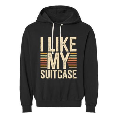 Vintage Funny I Like My Suitcase Trump Meme Garment-Dyed Fleece Hoodie