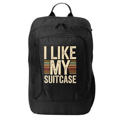 Vintage Funny I Like My Suitcase Trump Meme City Backpack