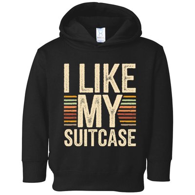 Vintage Funny I Like My Suitcase Trump Meme Toddler Hoodie