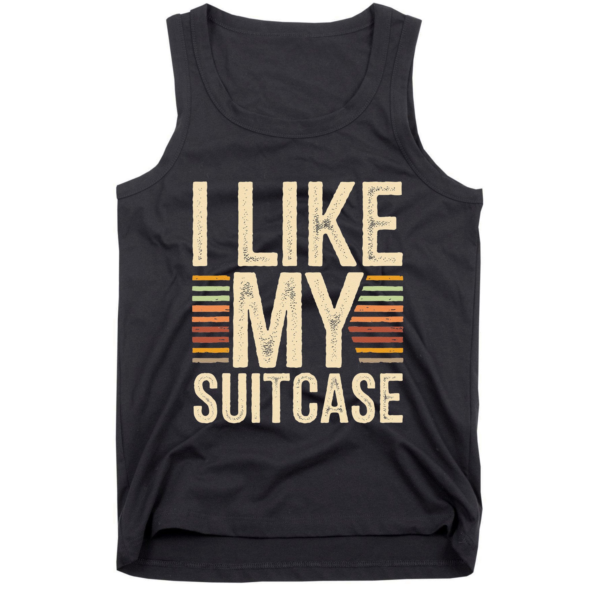 Vintage Funny I Like My Suitcase Trump Meme Tank Top