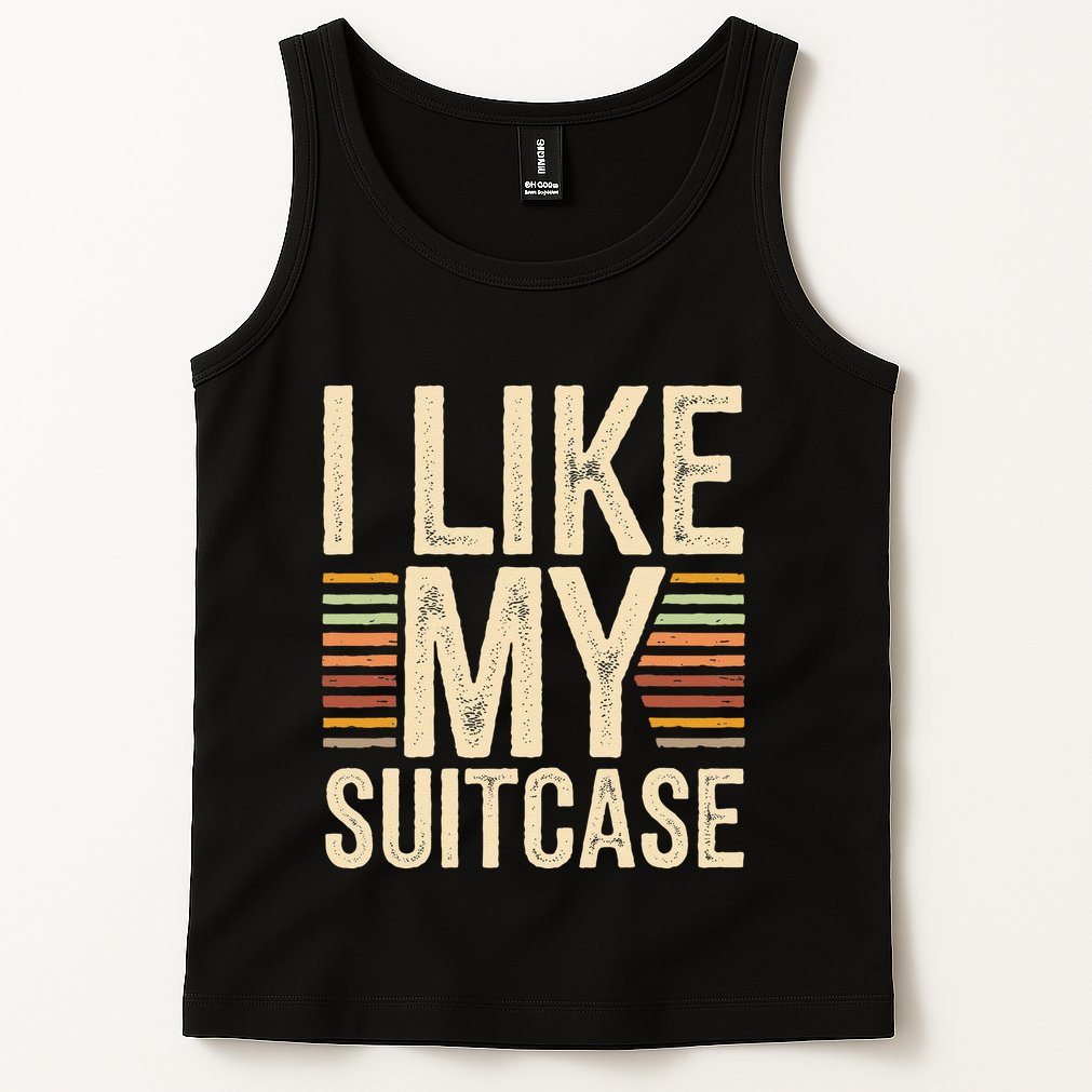Vintage Funny I Like My Suitcase Trump Meme Tank Top