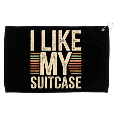 Vintage Funny I Like My Suitcase Trump Meme Grommeted Golf Towel