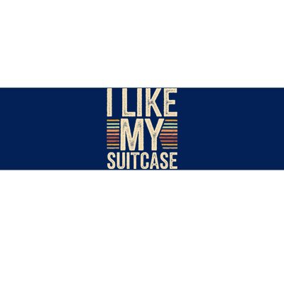 Vintage Funny I Like My Suitcase Trump Meme Bumper Sticker