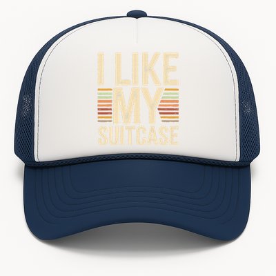 Vintage Funny I Like My Suitcase Trump Meme Trucker Hat