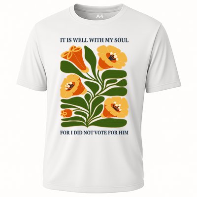 Vintage Floral It Is Well With My Soul For I Did Not Vote For Him Performance Shirt