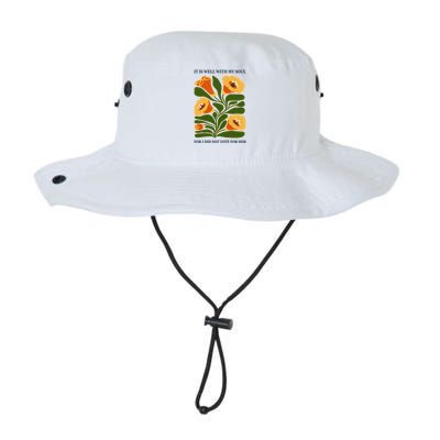 Vintage Floral It Is Well With My Soul For I Did Not Vote For Him Bucket Hat