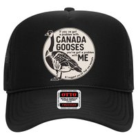 Vintage Funny If You Got A Problem With Canada Gooses Trucker Hat