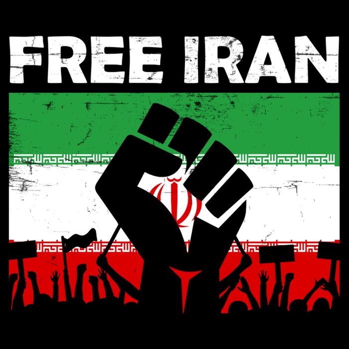Vintage Free Iran Stand With Women Iranian Flag Raised Hand Baby Bodysuit