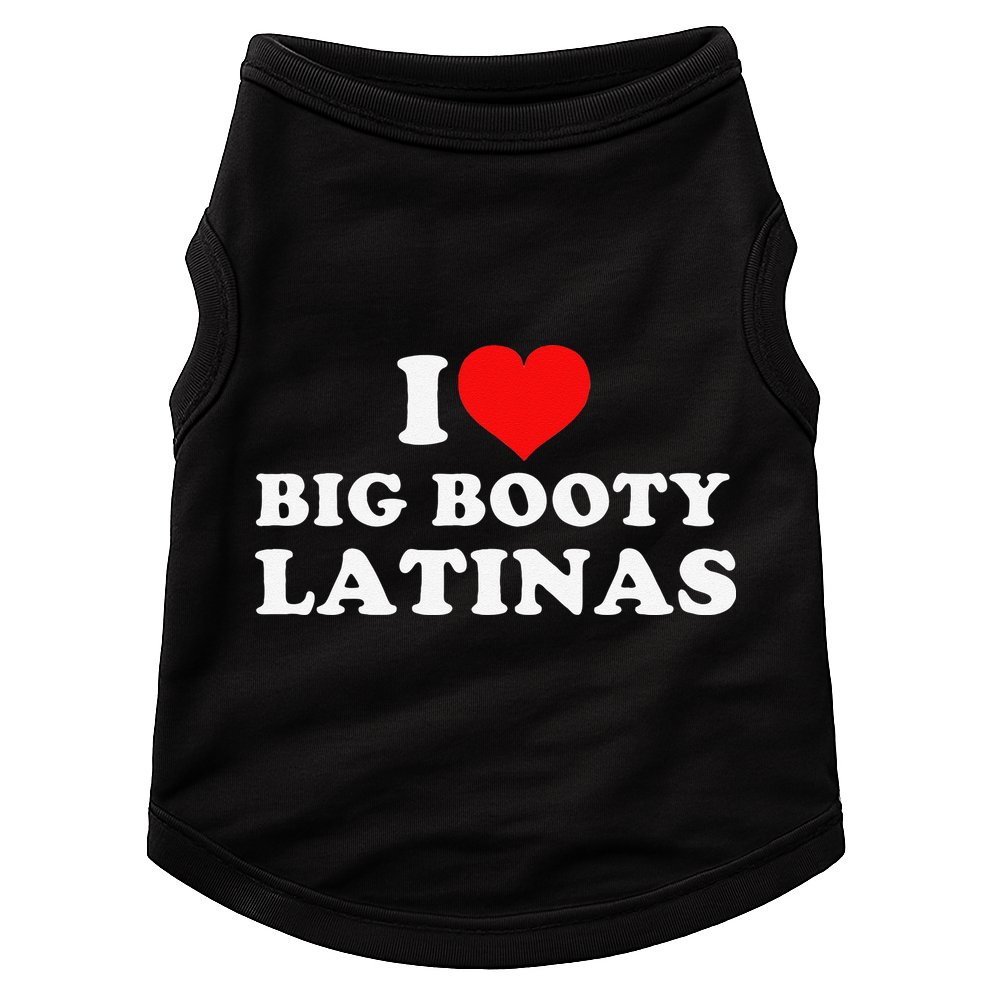 Valentine Funny I Love Boobies Heart Souvenir Doggie Tank