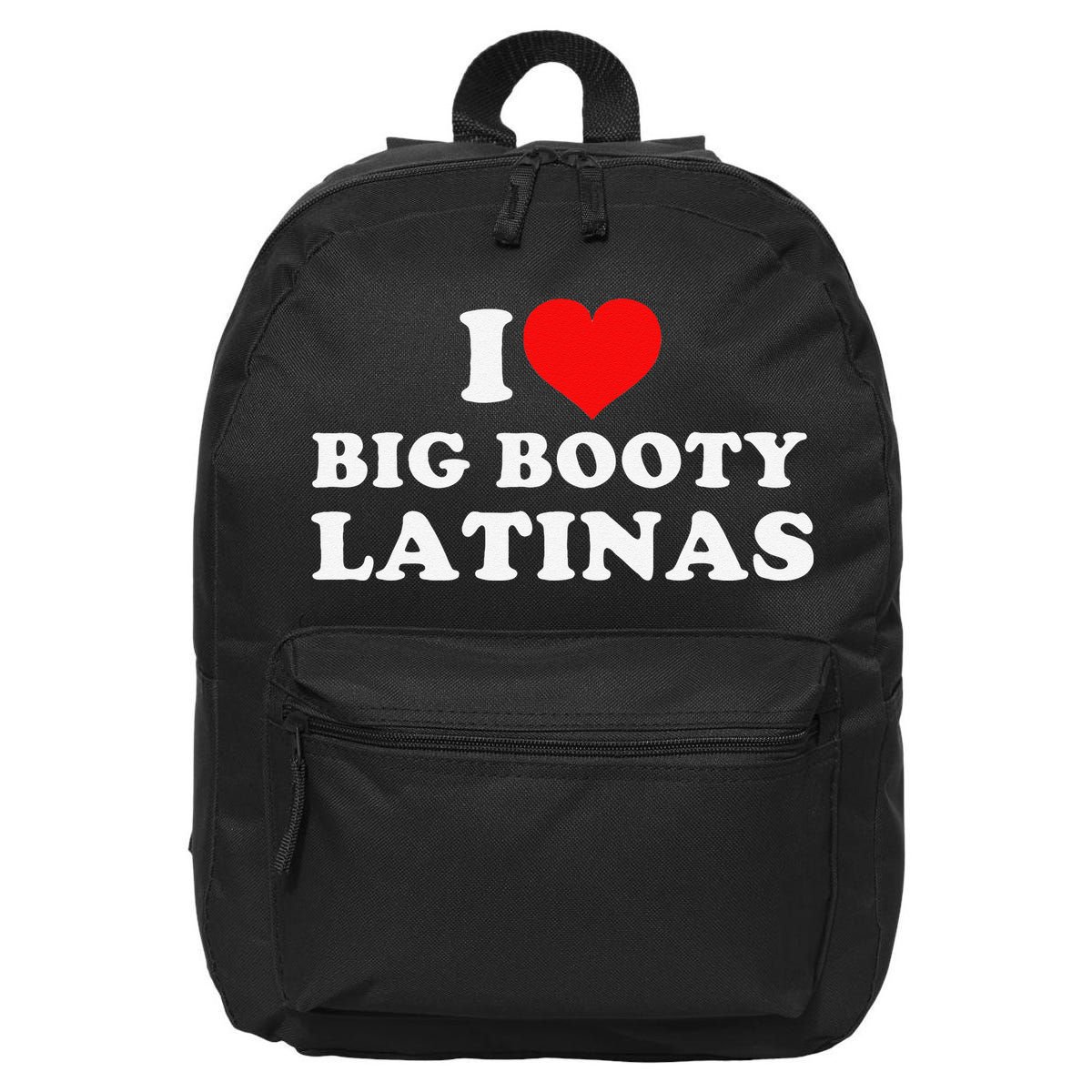 Valentine Funny I Love Boobies Heart Souvenir 16 in Basic Backpack