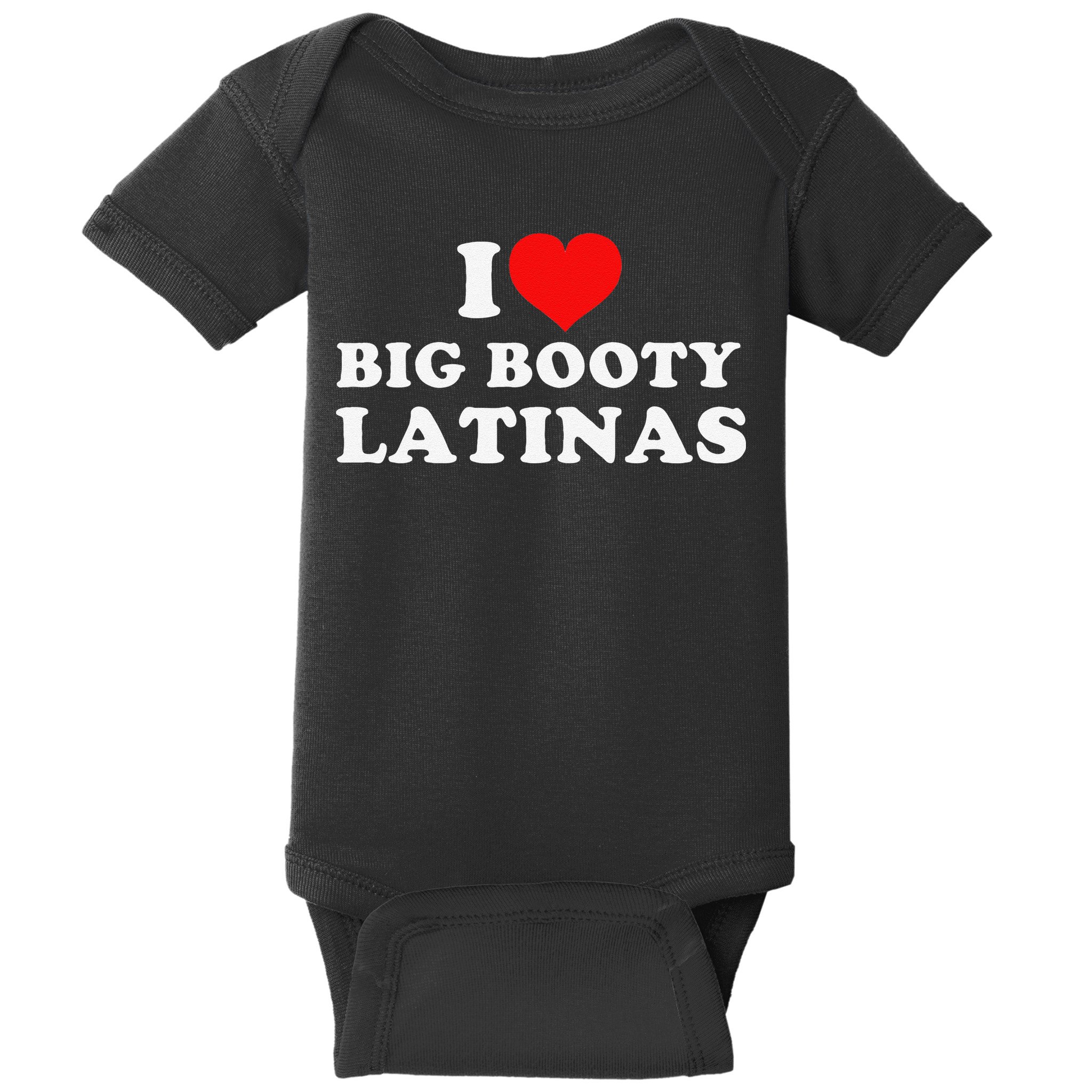 Valentine Funny I Love Boobies Heart Souvenir Baby Bodysuit