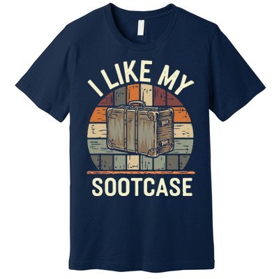 Vintage Funny I Like My Suitcase Viral Trump Meme Premium T-Shirt