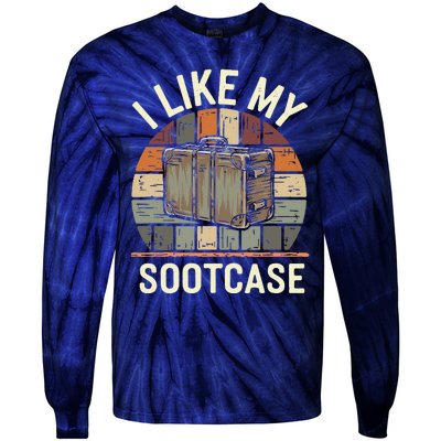 Vintage Funny I Like My Suitcase Viral Trump Meme Tie-Dye Long Sleeve Shirt