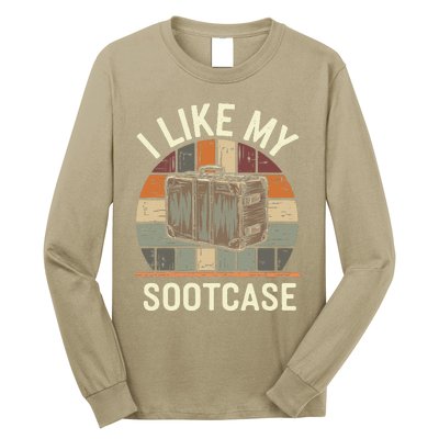 Vintage Funny I Like My Suitcase Viral Trump Meme Long Sleeve Shirt