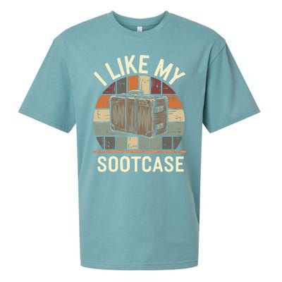 Vintage Funny I Like My Suitcase Viral Trump Meme Sueded Cloud Jersey T-Shirt