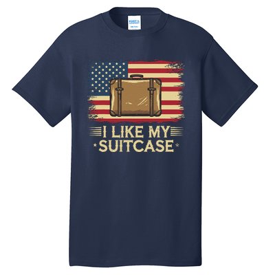 Vintage Funny I Like My Suitcase Trump Meme Tall T-Shirt