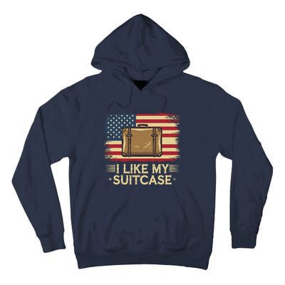 Vintage Funny I Like My Suitcase Trump Meme Tall Hoodie