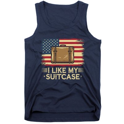 Vintage Funny I Like My Suitcase Trump Meme Tank Top