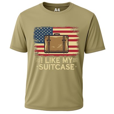 Vintage Funny I Like My Suitcase Trump Meme Cooling Performance Crew T-Shirt