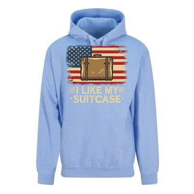 Vintage Funny I Like My Suitcase Trump Meme Unisex Surf Hoodie