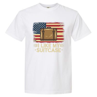 Vintage Funny I Like My Suitcase Trump Meme Garment-Dyed Heavyweight T-Shirt