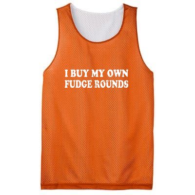 Vintage Funny I Buy My Own Fudge Rounds Gift Mesh Reversible Basketball Jersey Tank