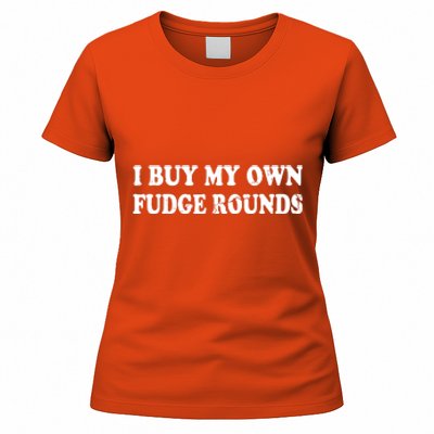 Vintage Funny I Buy My Own Fudge Rounds Gift Women's T-Shirt