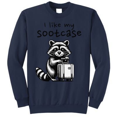 Vintage Funny I Like My Suitcase Raccoon Sweatshirt