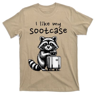 Vintage Funny I Like My Suitcase Raccoon T-Shirt