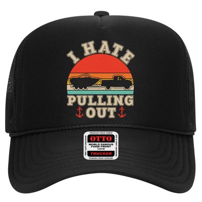 Vintage Funny I Hate Pulling Out Boating Trucker Hat
