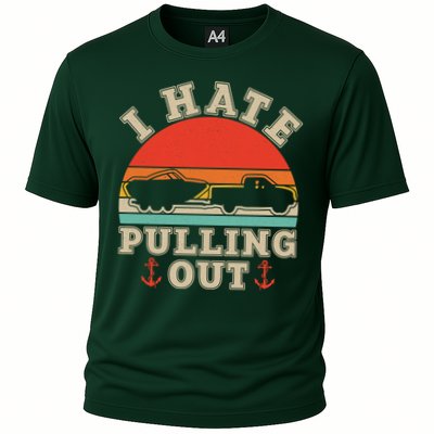 Vintage Funny I Hate Pulling Out Boating Performance Shirt