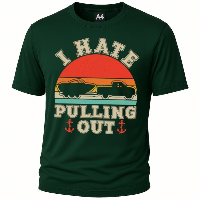 Vintage Funny I Hate Pulling Out Boating Performance Shirt