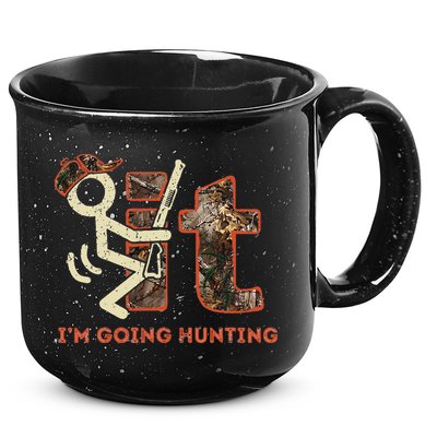 Vintage Fuck It Im Going Hunting 15oz Campfire Ceramic Mug