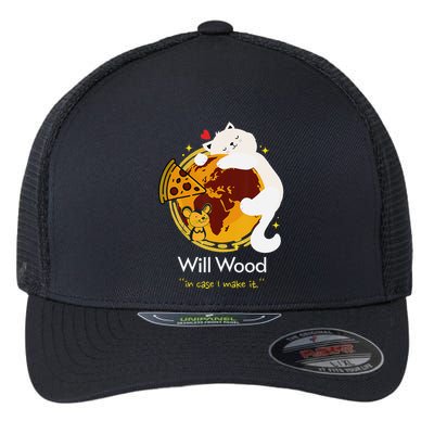 Vintage Funny In Case I Make It Classic Will Basic Wood Flexfit Unipanel Trucker Cap