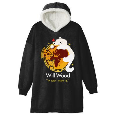 Vintage Funny In Case I Make It Classic Will Basic Wood Hooded Wearable Blanket