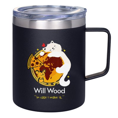 Vintage Funny In Case I Make It Classic Will Basic Wood 12oz Stainless Steel Coffee Mug