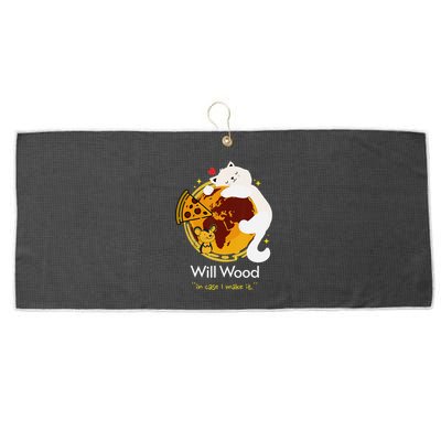 Vintage Funny In Case I Make It Classic Will Basic Wood Large Microfiber Waffle Golf Towel