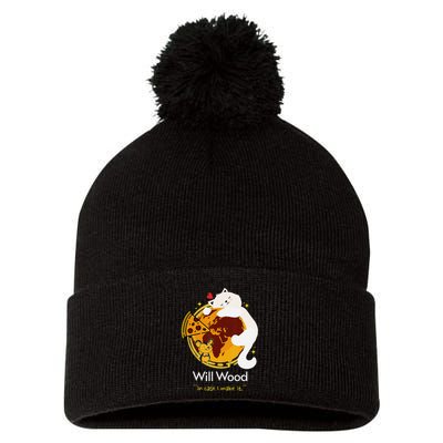 Vintage Funny In Case I Make It Classic Will Basic Wood Pom Pom 12in Knit Beanie